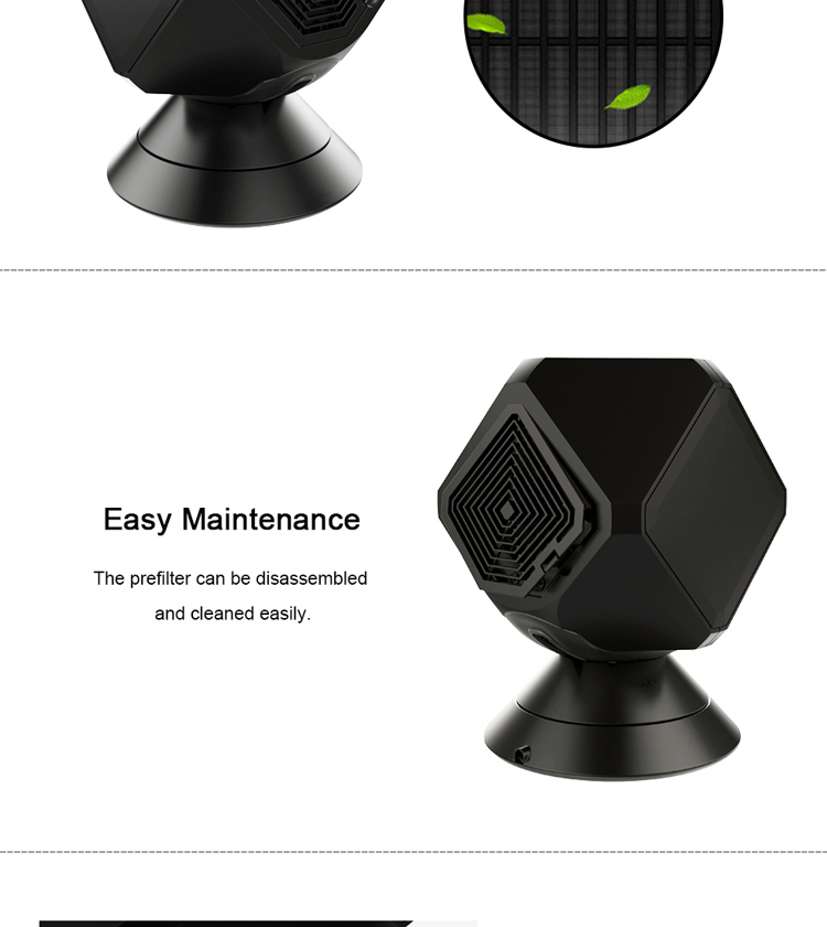 Heat & Cool mini heater portable usb heater fan Bladeless Circulator Portable 120v Dc Electric Desk Ceramic Heater 